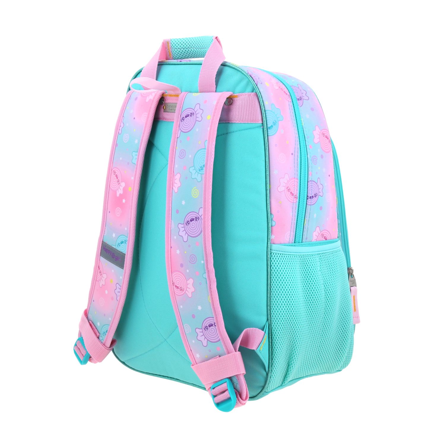 Mochila Escolar Happy Girl Turquesa | Chenson Resistente 5