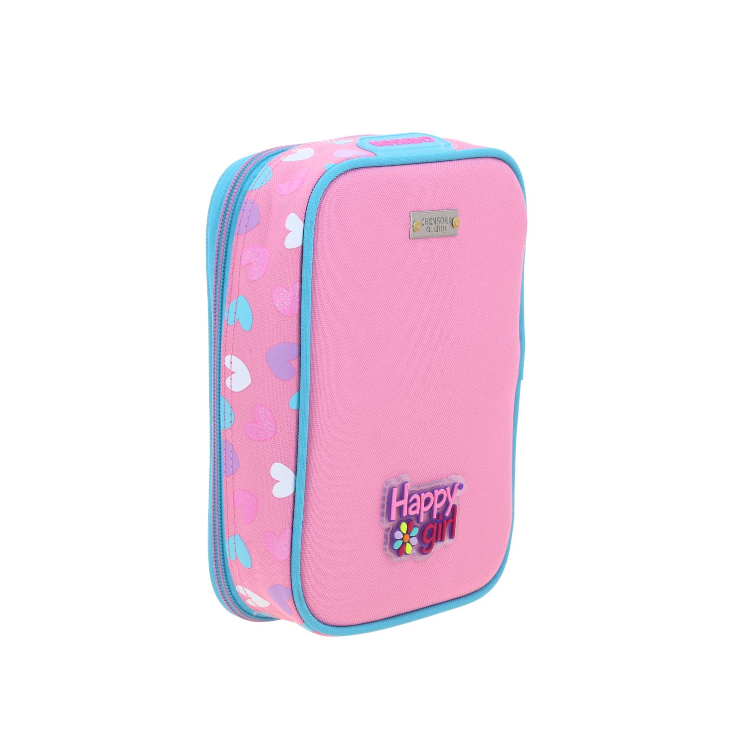 Lapicera Rosa Happy Girl by Chenson | Estuche Escolar Infantil 3