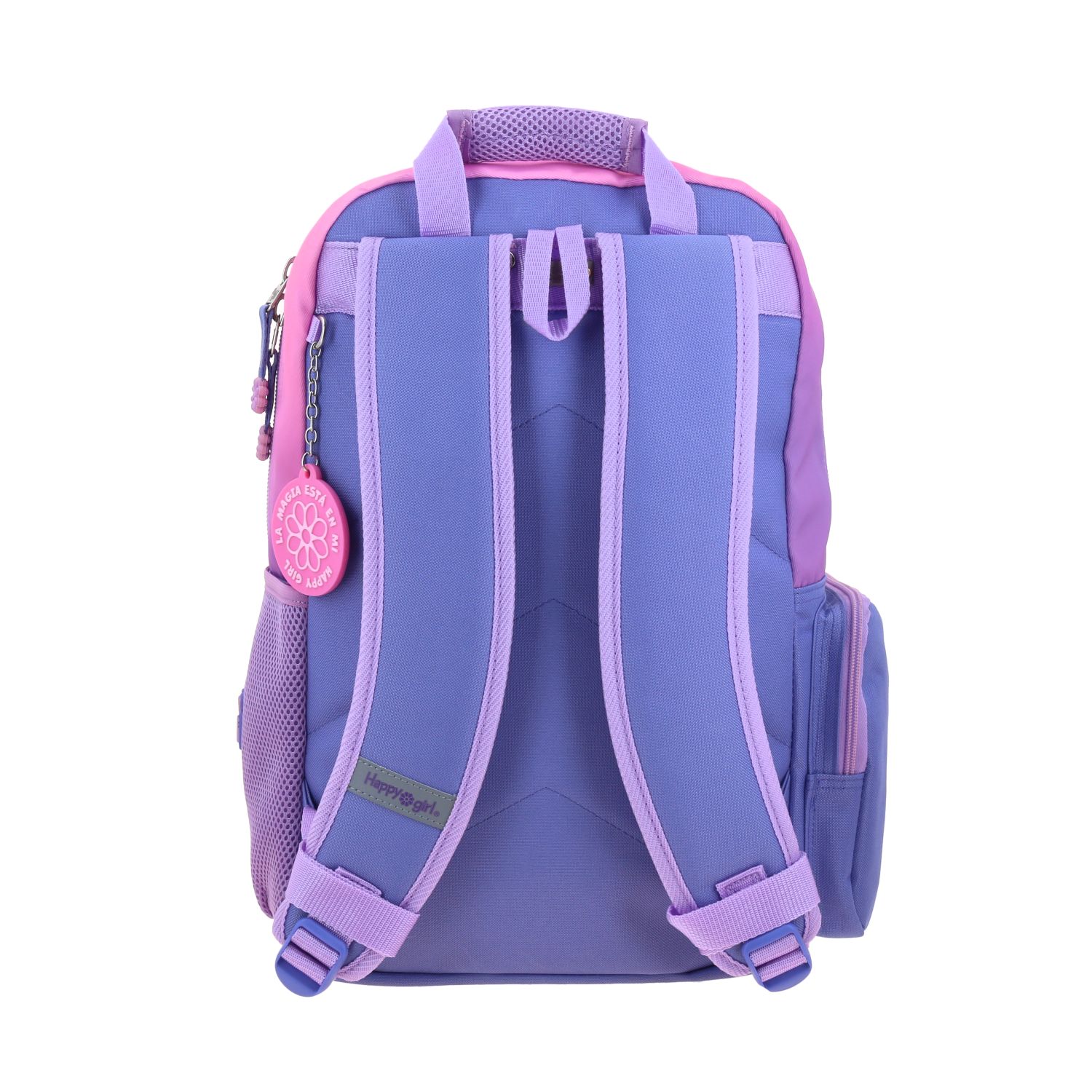 Mochila Escolar Happy Girl Color Uva - Resistente y Cómoda 4