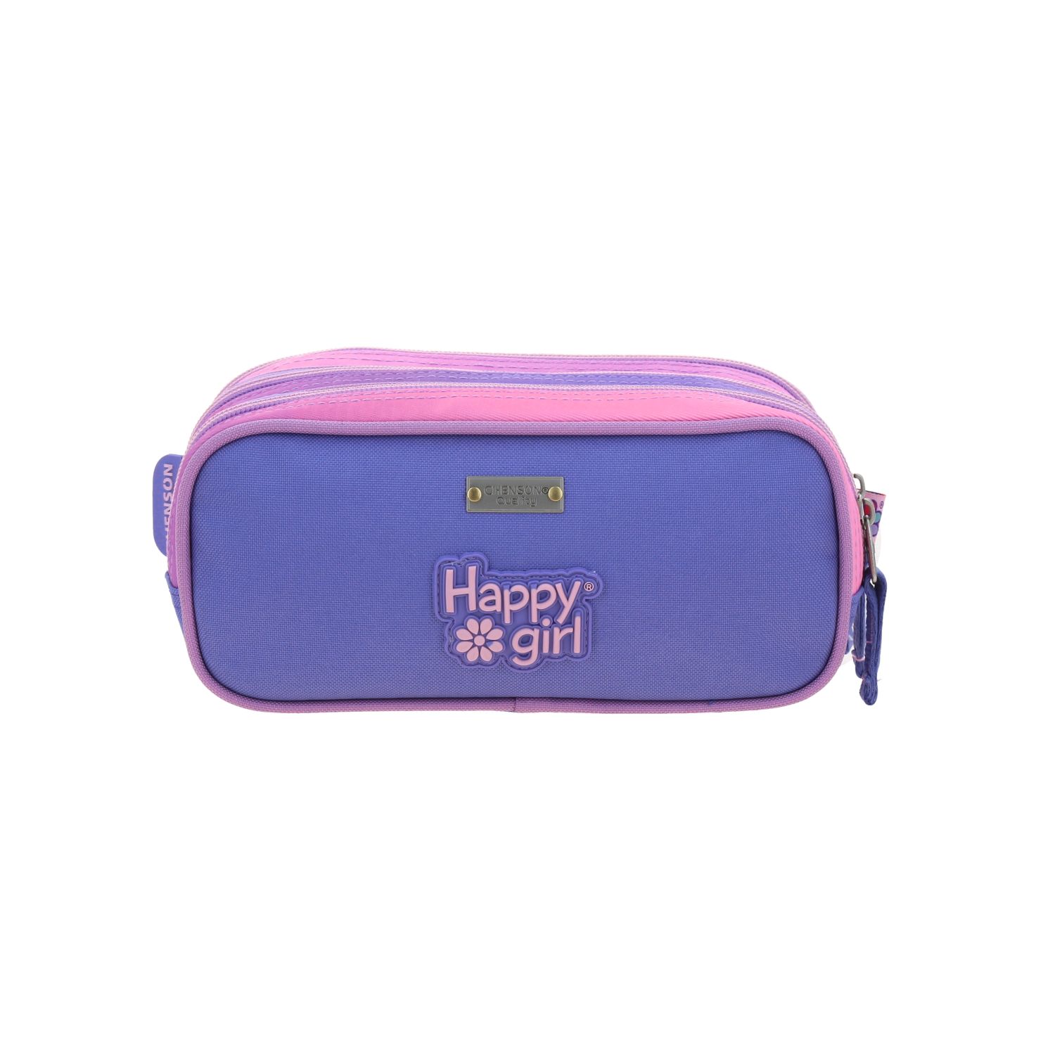 Lapicera Happy Girl Uva 23cm Estuche Escolar Infantil 4