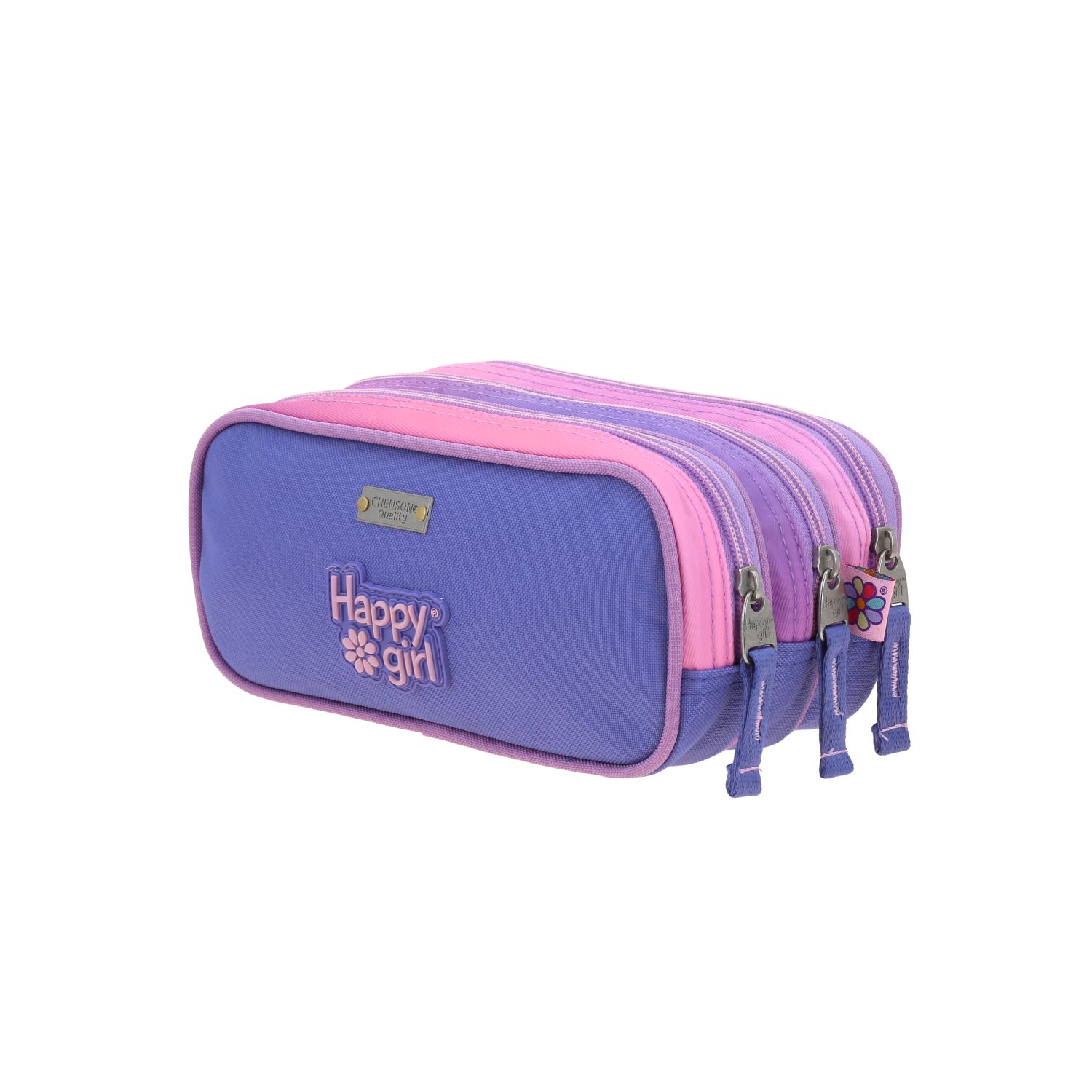 Lapicera Happy Girl Uva 23cm Estuche Escolar Infantil 5