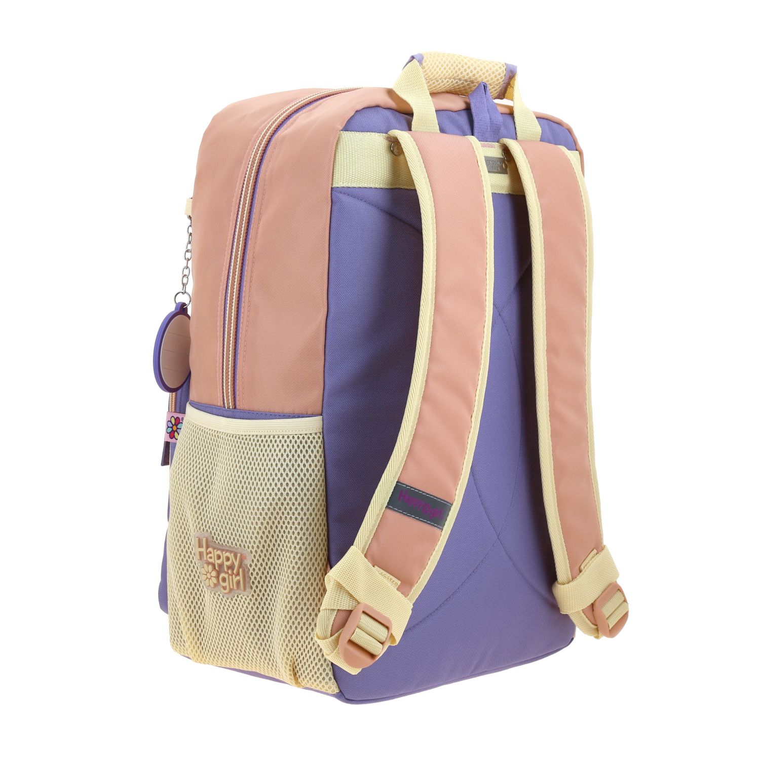 Mochila Escolar Happy Girl Naranja | Chenson Niña 3
