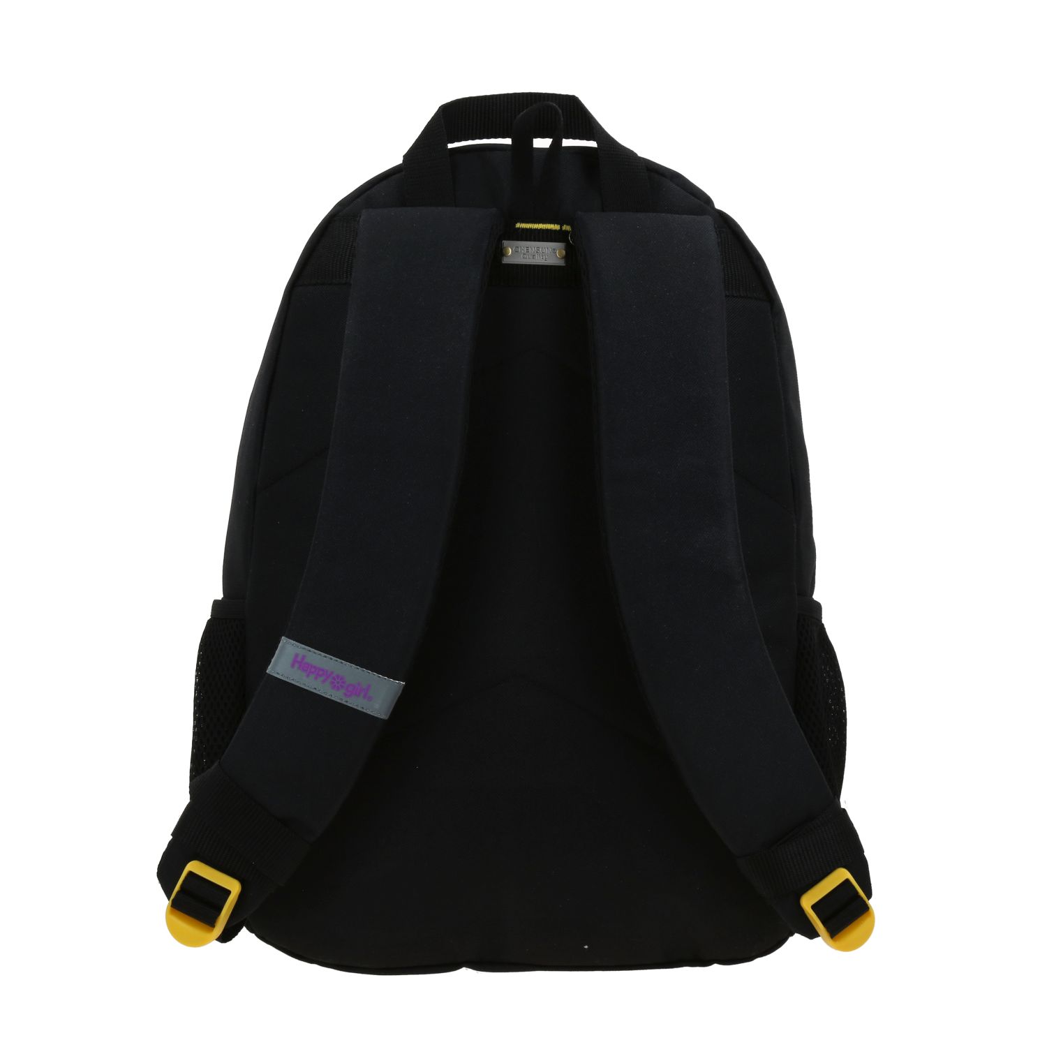 Mochila Escolar Happy Girl Negro Resistente para Niña 5