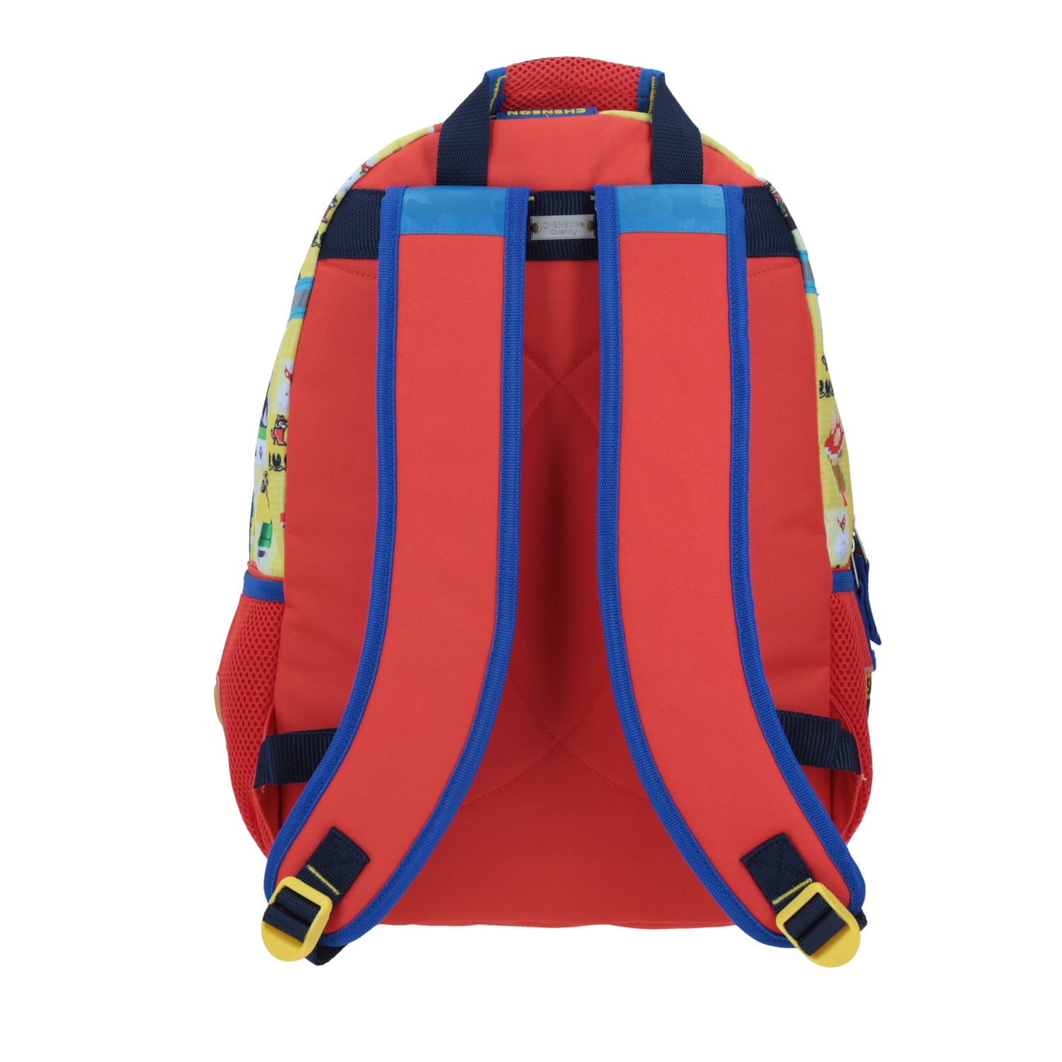 Mochila escolar para niño Mario Bros by Chenson Amarillo Divertida 3