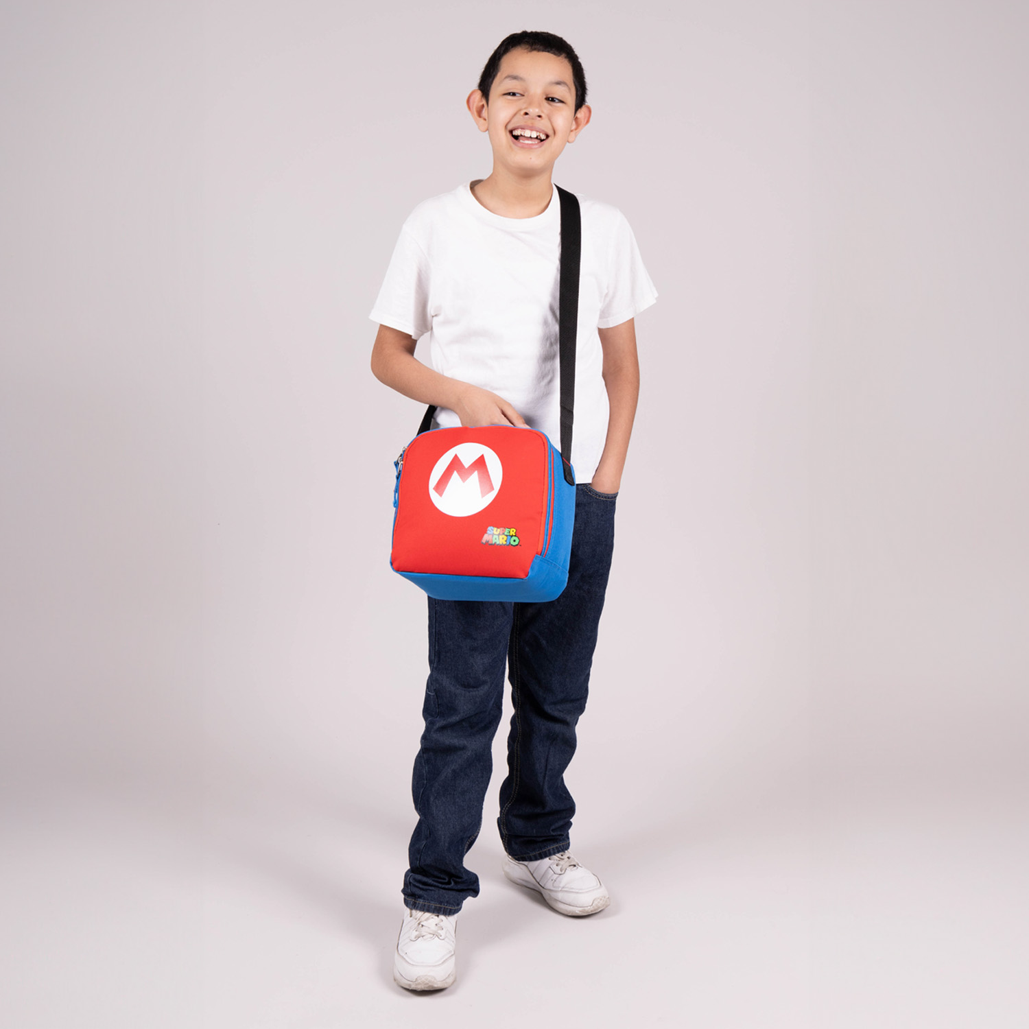 Lonchera escolar Mario Bros by Chenson azul térmica para niño - vista 2