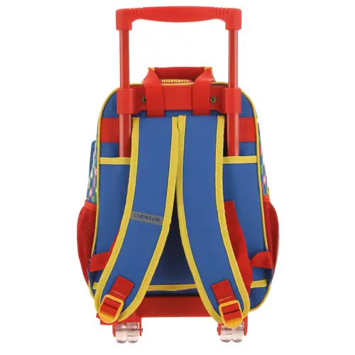 Mochila con Ruedas Mario Bros Azul para Niño - Modelo MB65970 4