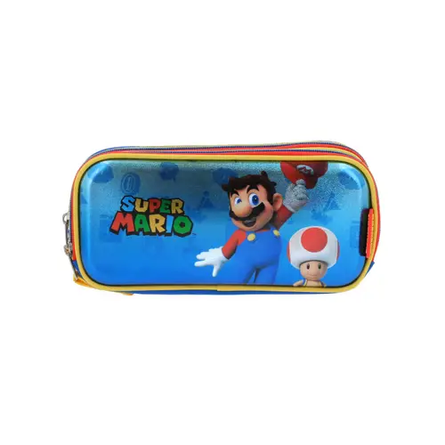 Kit Escolar Mario Bros by Chenson (Mochila + Lonchera + Lapicera) Azul Infantil - Modelo MB65980 5
