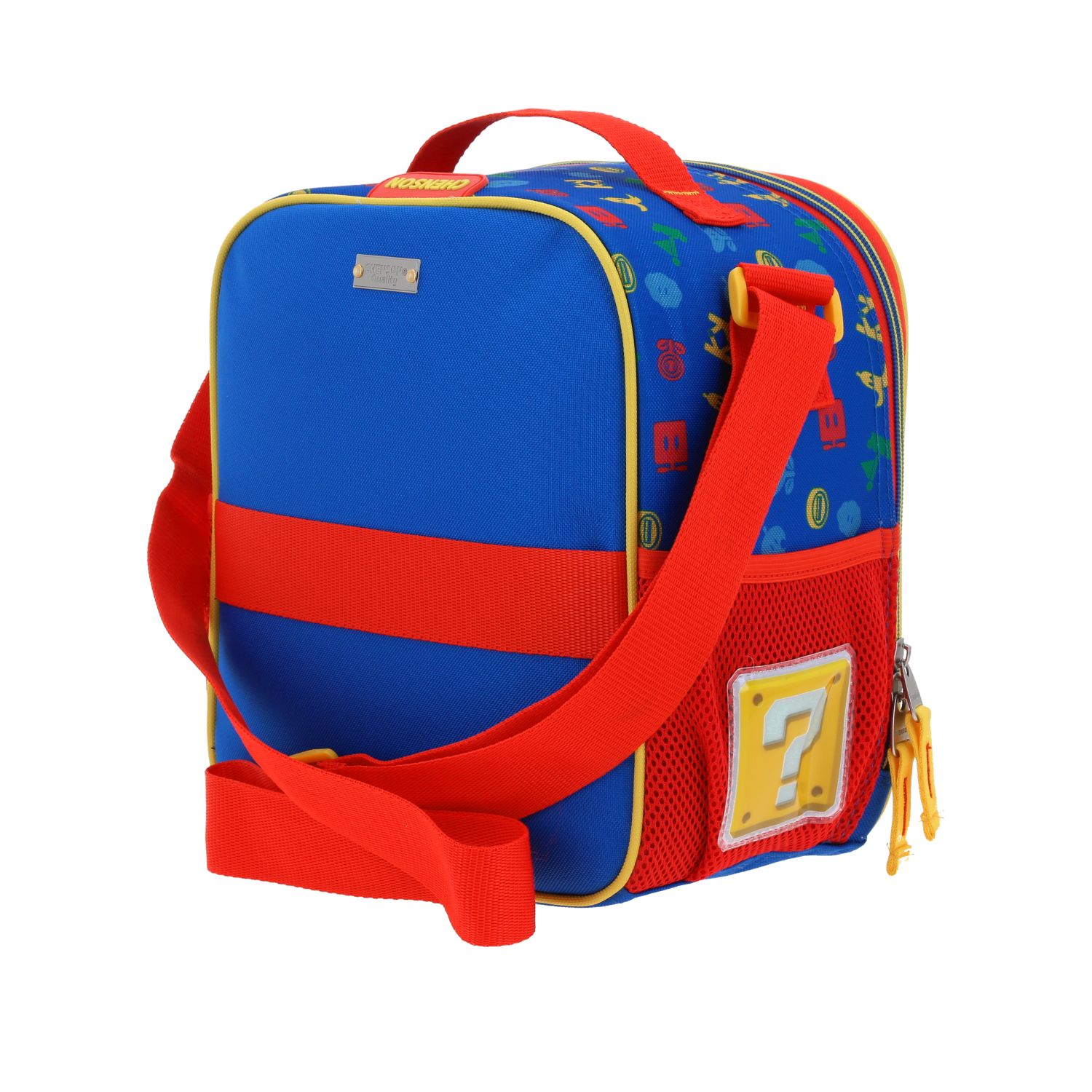 Lonchera Escolar Térmica Mario Bros by Chenson Azul Divertida y Práctica 5
