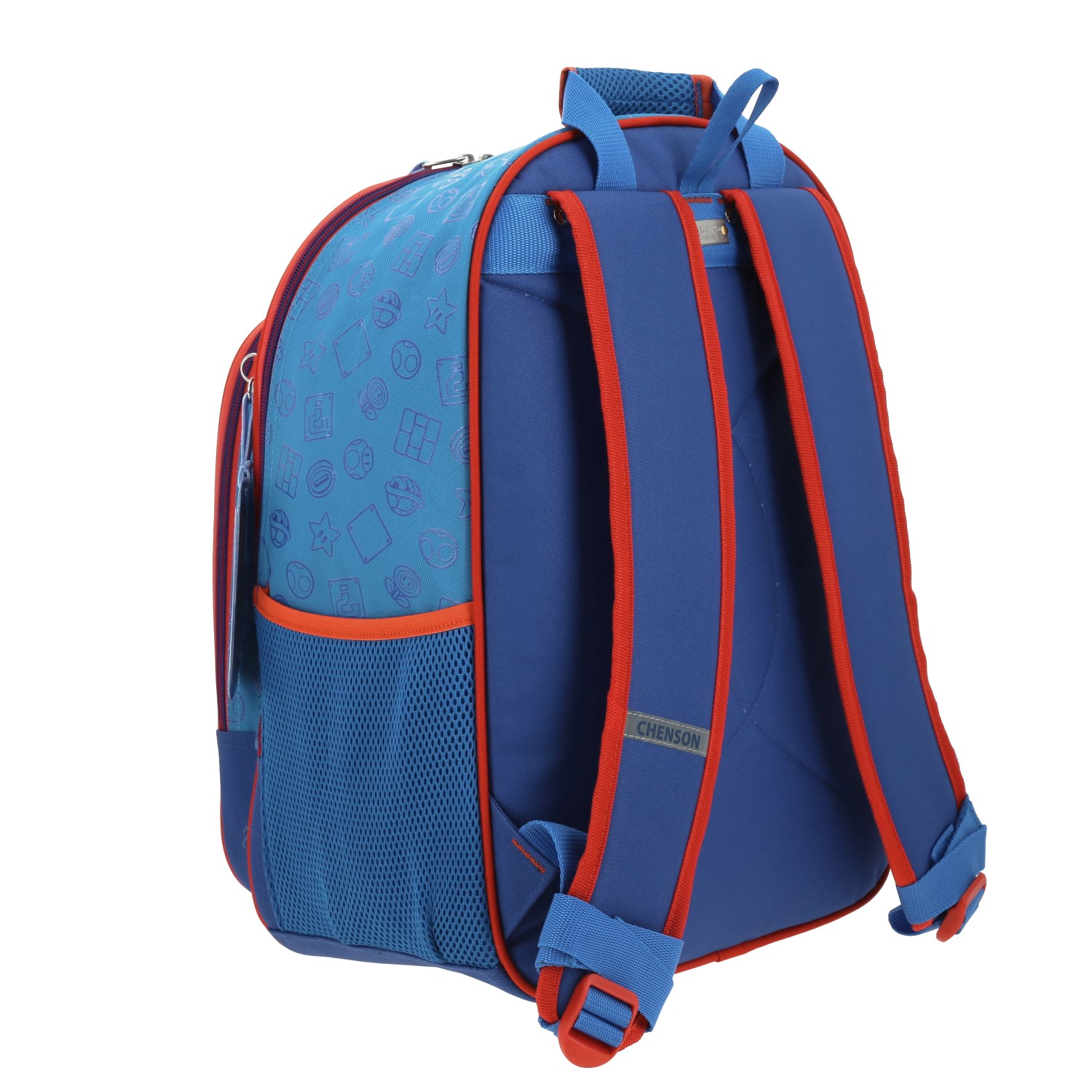Mochila escolar para niño Mario Bros by Chenson Azul Divertida y Segura 3