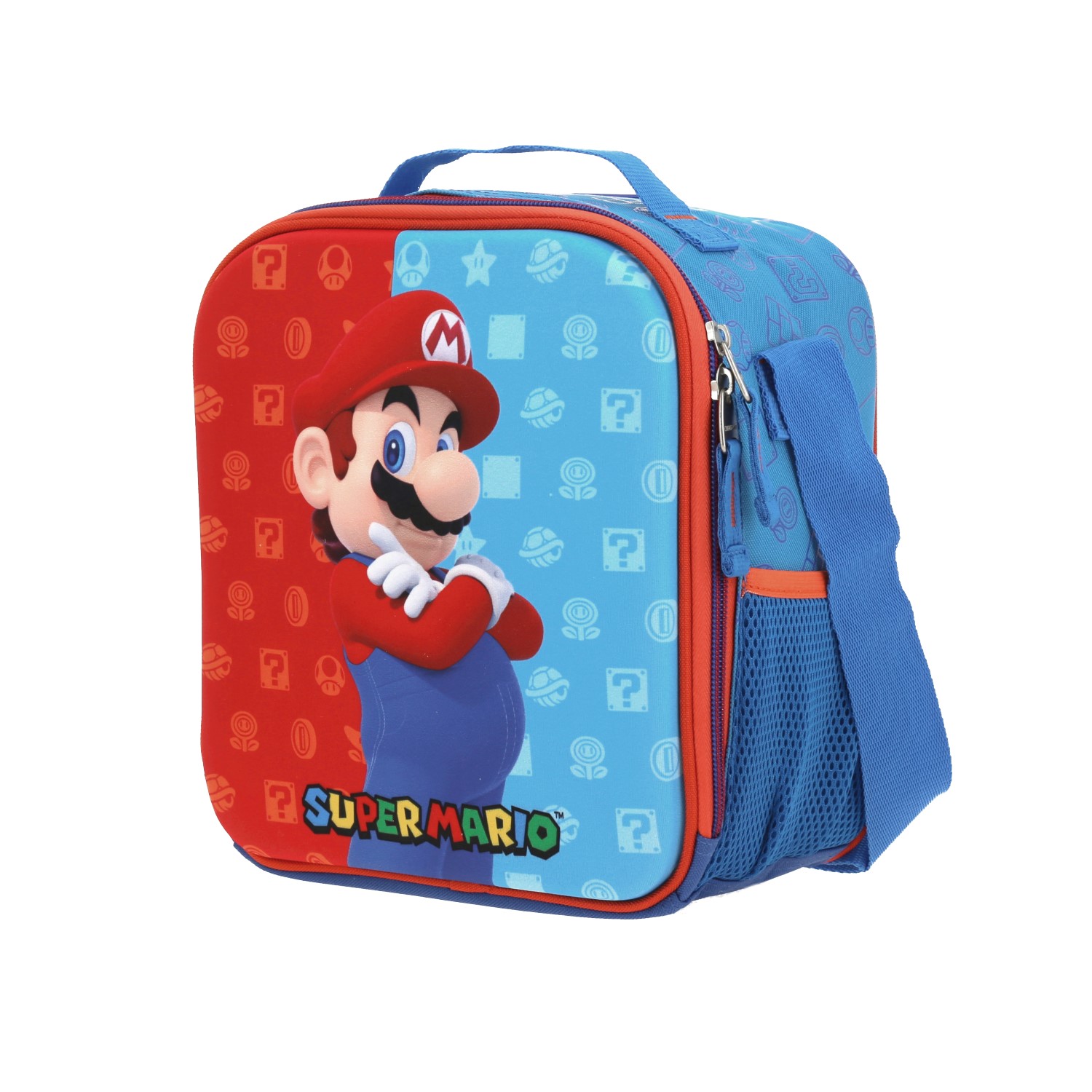 Kit Escolar Mario Bros by Chenson (Mochila + Mochila) Azul Infantil 3