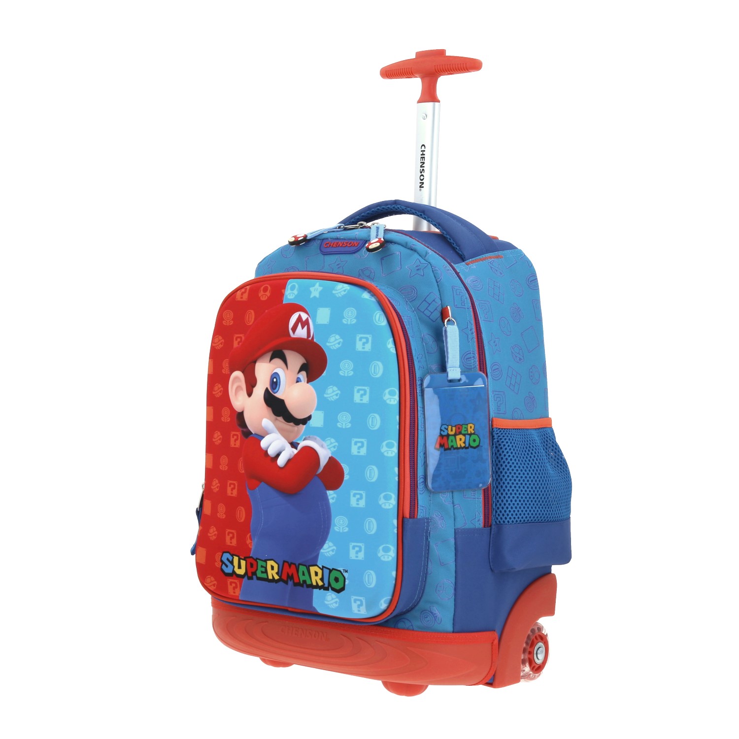 Kit Escolar Mario Bros by Chenson (Mochila + Mochila) Azul Infantil 3