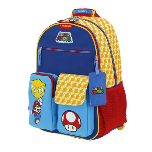 Kit Escolar Mario Bros by Chenson (Mochila + Lapicera) infantil 3