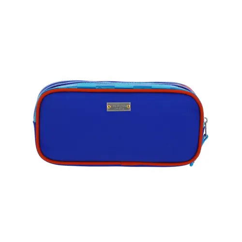 Lapicera escolar para niño Mario Bros by Chenson color azul con doble compartimento - Modelo MB66129 4