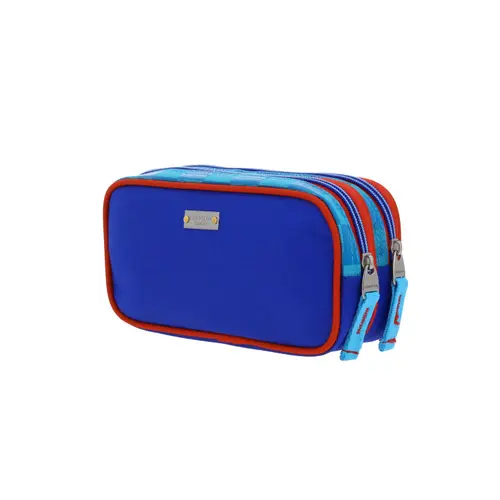 Lapicera escolar para niño Mario Bros by Chenson color azul con doble compartimento - Modelo MB66129 5