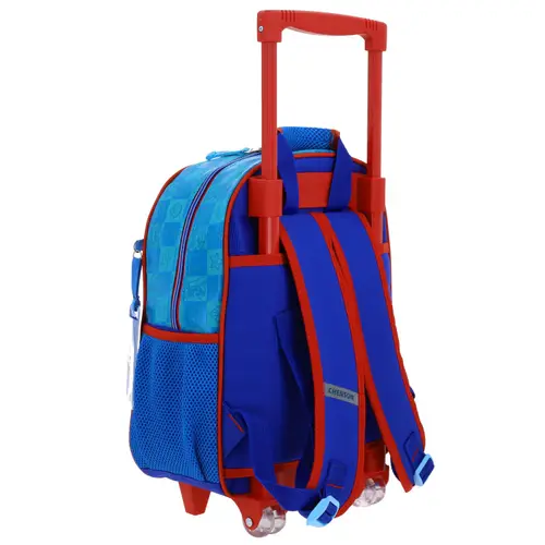 Mochila con Ruedas Mario Bros Azul para Niño - Modelo MB66131 3