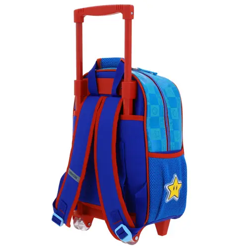 Mochila con Ruedas Mario Bros Azul para Niño - Modelo MB66131 5