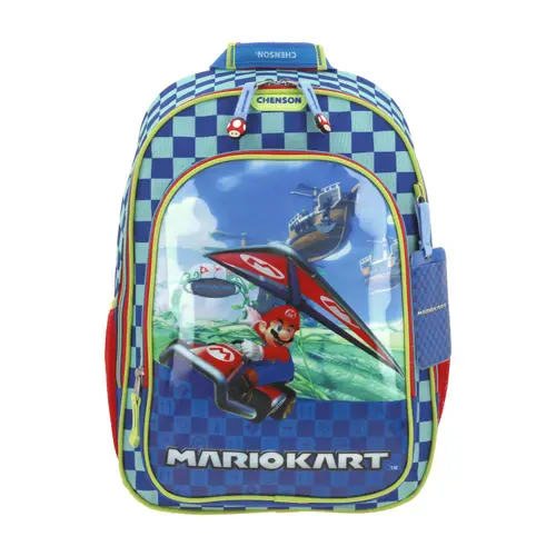 Kit Escolar Mario Bros by Chenson (Mochila + Lonchera + Lapicera) infantil