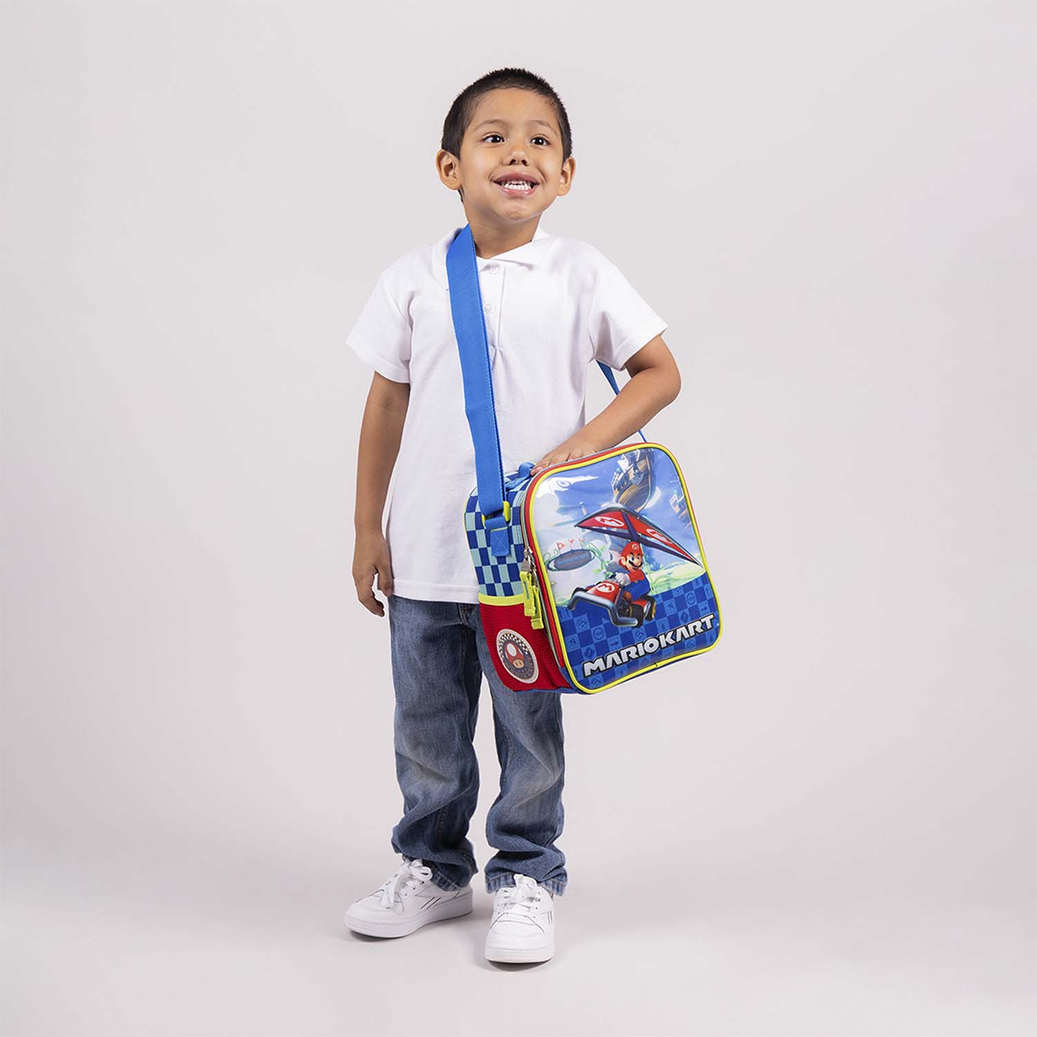 Lonchera escolar Mario Bros by Chenson azul térmica para niño - Duradera y divertida - vista 2