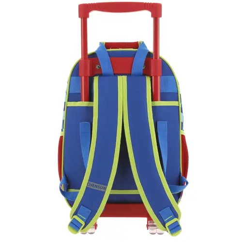 Mochila con Ruedas Mario Bros by Chenson Azul para Niños - Diversión y Durabilidad 4