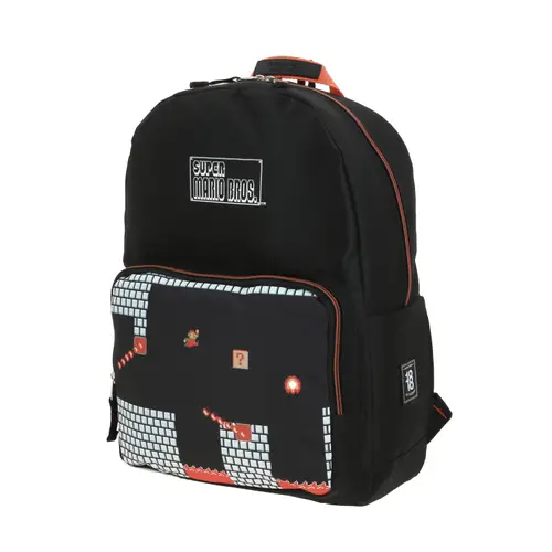 Kit Escolar Mario Bros by Chenson Negro (Mochila + Lonchera + Lapicera) Infantil - Modelo MB66156 3