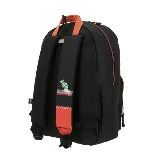Mochila escolar para niño Mario Bros by Chenson Negro Divertida y Segura 5
