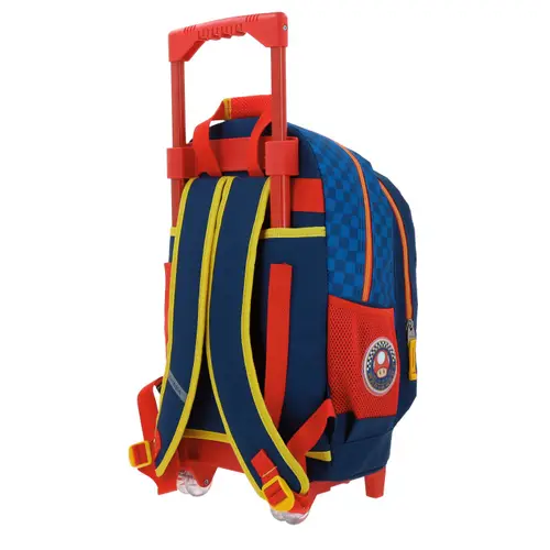 Mochila con Ruedas Mario Bros Azul para Niño - Modelo MB66166 5