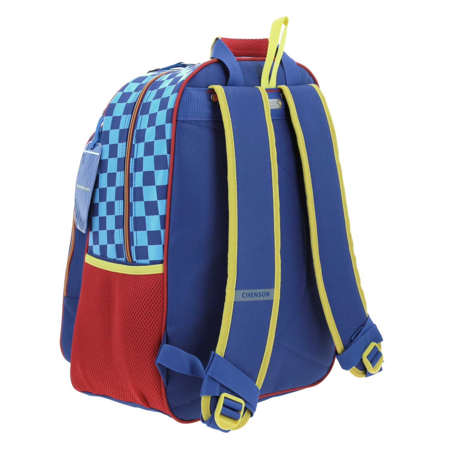 Mochila escolar para niño Mario Bros by Chenson color azul duradera 3