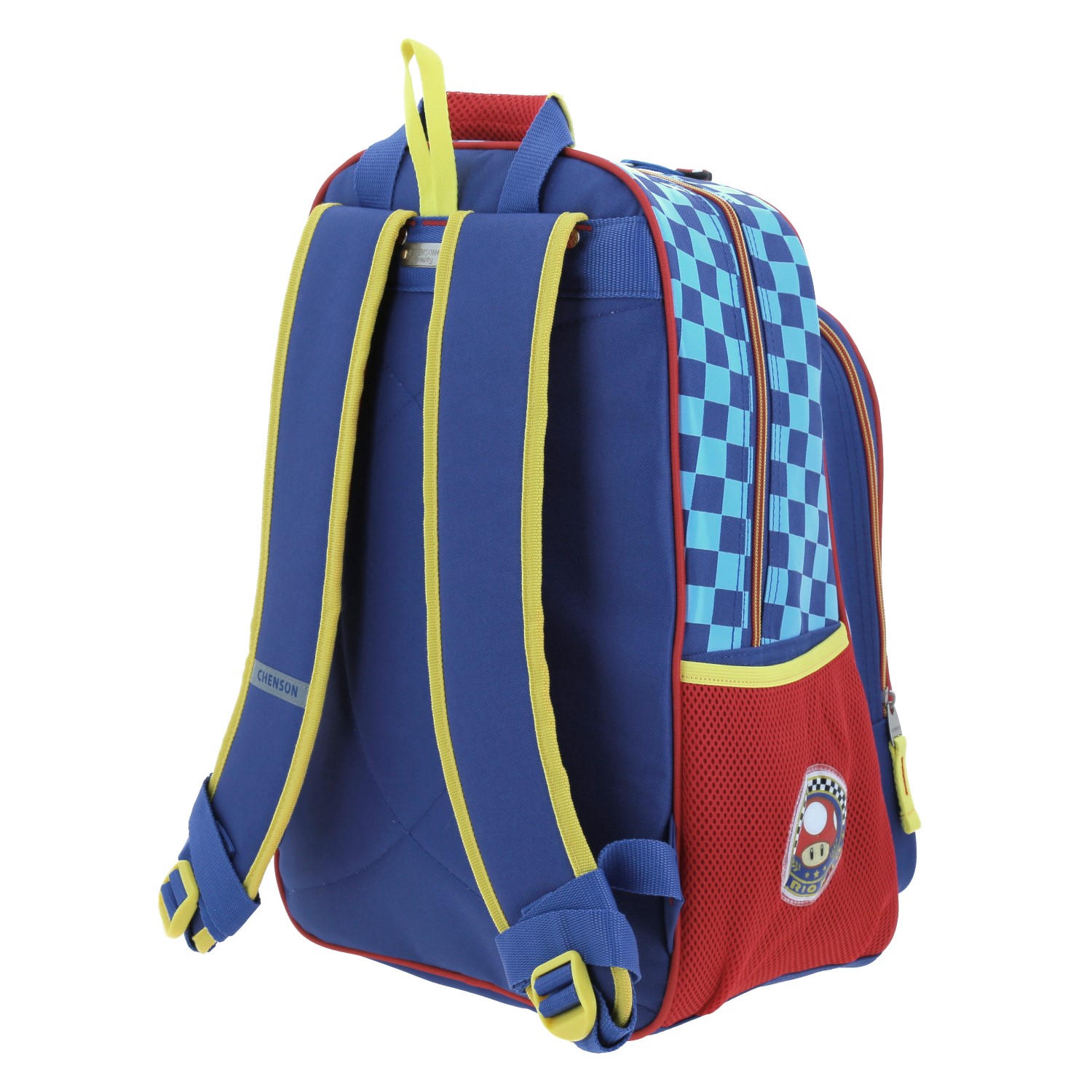 Mochila escolar para niño Mario Bros by Chenson color azul duradera 5