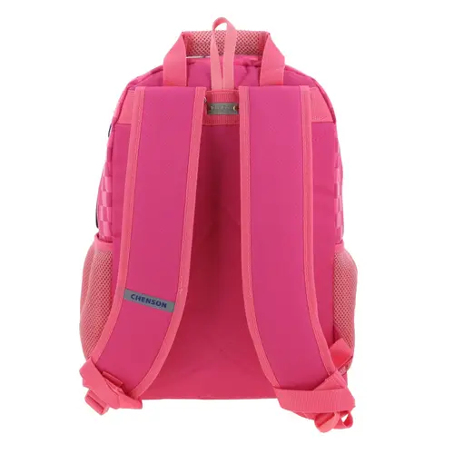 Mochila escolar para niña Mario Bros fucsia con diseño divertido y duradero - vista 2