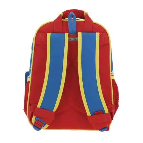 Mochila escolar para niño Mario Bros by Chenson color azul divertida y duradera 4