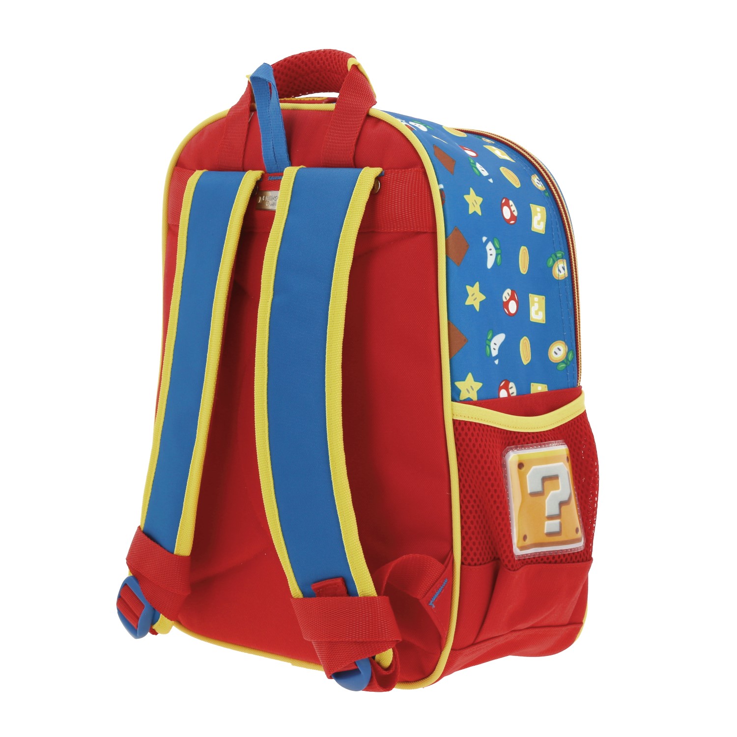 Mochila escolar para niño Mario Bros by Chenson color azul divertida y duradera 5