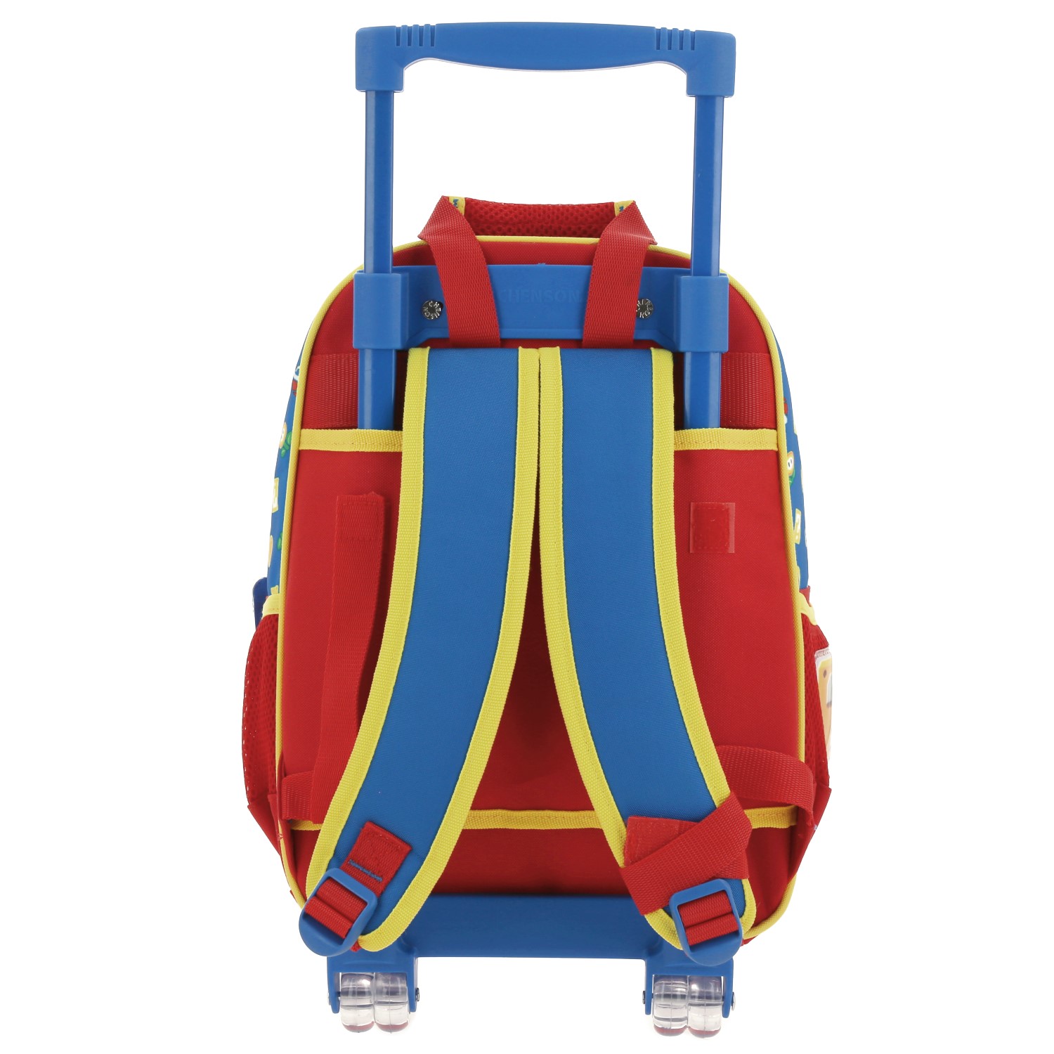 Mochila con Ruedas Mario Bros Azul para Niño - Divertida y Duradera 4