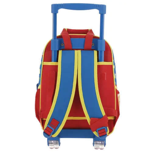 Mochila con Ruedas Mario Bros Azul para Niño - Divertida y Duradera - Modelo MB66263 4
