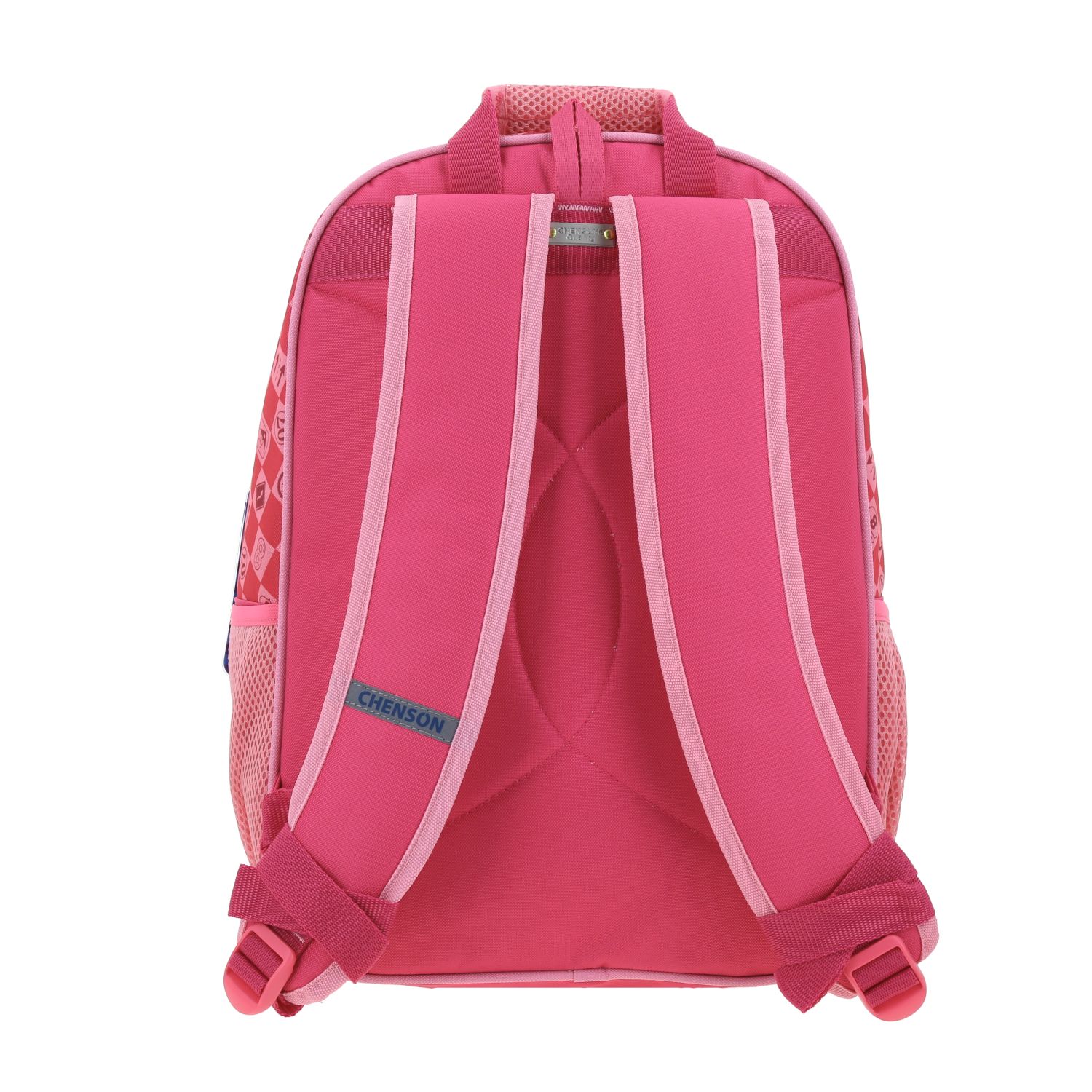 Mochila escolar para niña Mario Bros by Chenson color rosa divertida y duradera 4