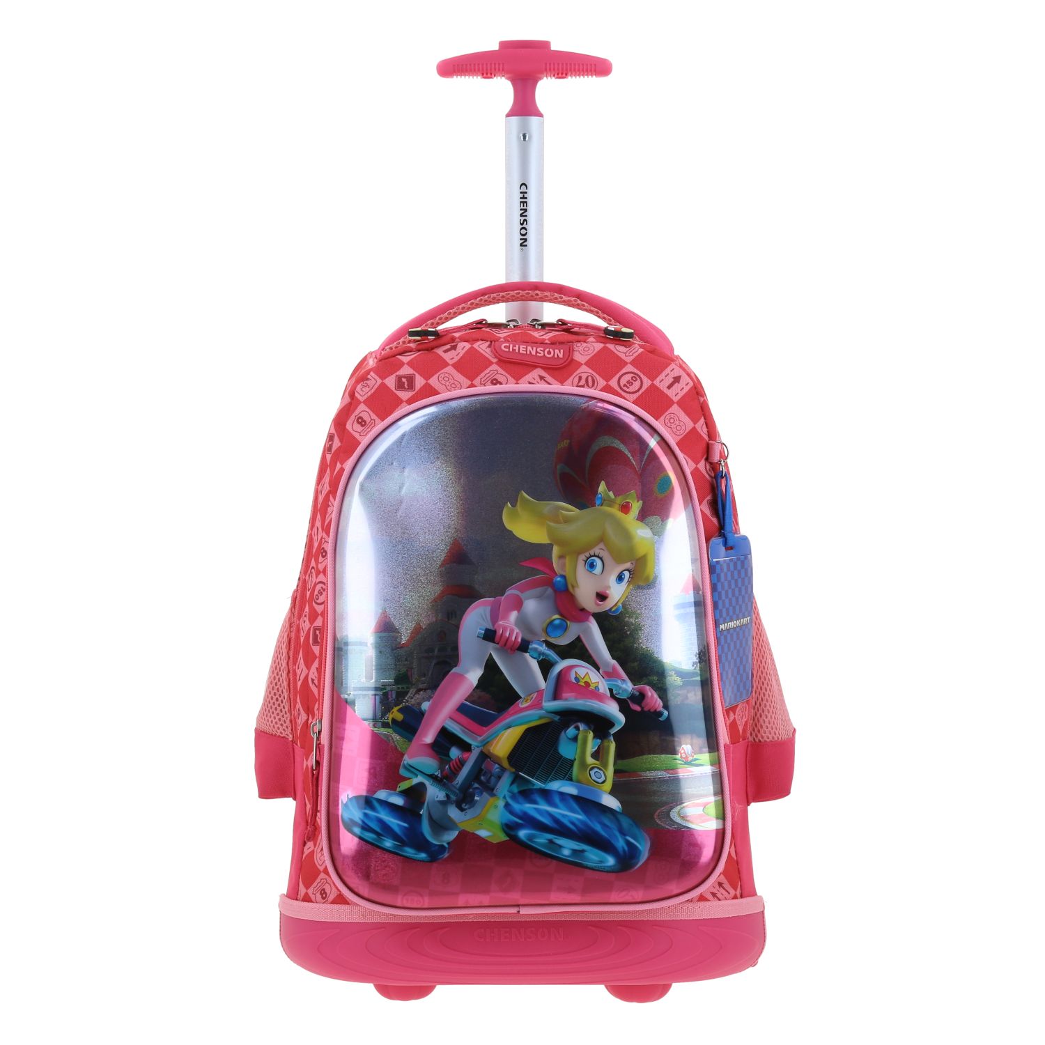 Kit Escolar Mario Bros by Chenson (Mochila + Mochila) Rosa Infantil 2