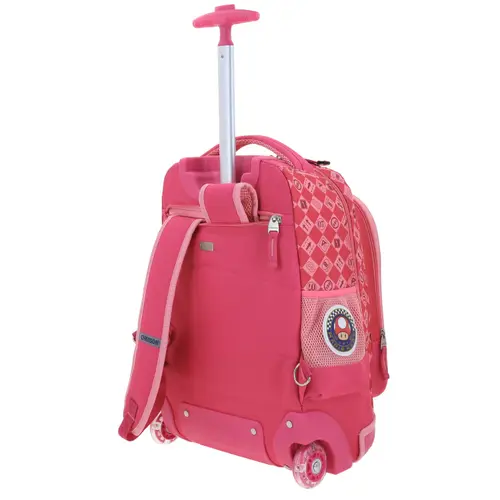 Mochila con Ruedas Mario Bros Rosa para Niña - Modelo MB66278 5