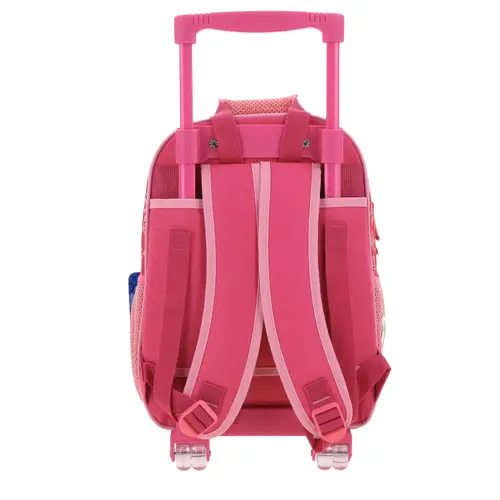 Mochila con Ruedas Mario Bros Rosa para Niña - Divertida y Resistente - vista 2