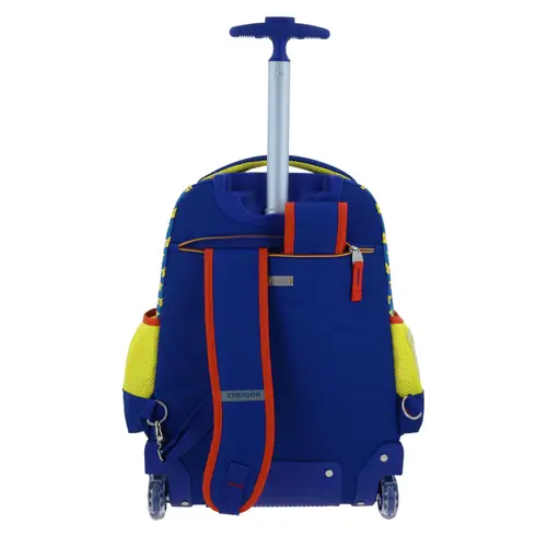Mochila con Ruedas Mario Bros Azul para Niño - Modelo MB66310 4
