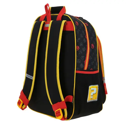 Mochila escolar para niño Mario Bros by Chenson color negro duradera - Modelo MB66317 5