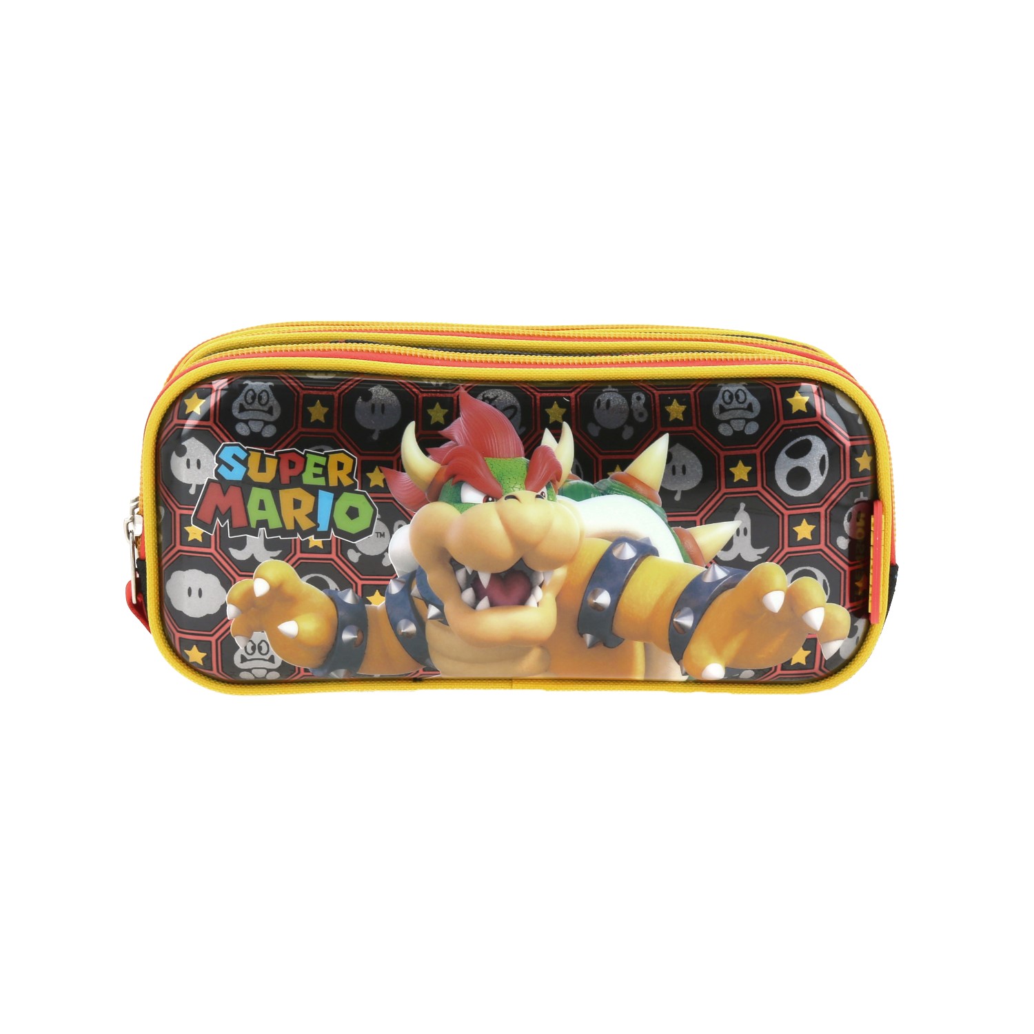 Lapicera Mario Bros by Chenson negra para niño - Estuche escolar divertido