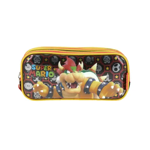 Kit Escolar Mario Bros by Chenson Lonchera + Lapicera Negro Infantil - Modelo MB66319 3