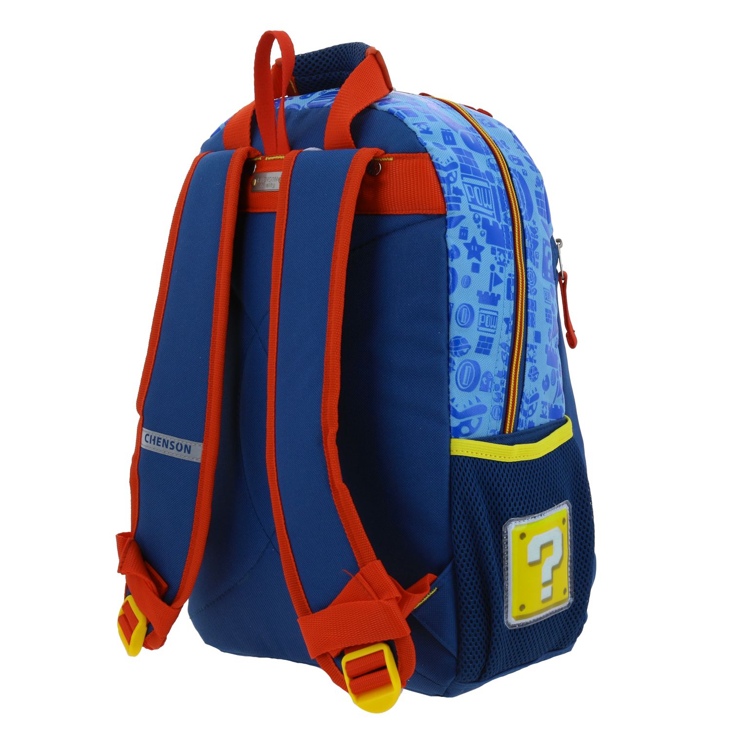 Mochila escolar para niño Mario Bros by Chenson Azul Divertida y Duradera 5