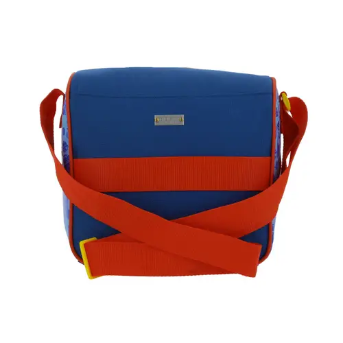 Lonchera escolar térmica Mario Bros by Chenson azul con forro térmico 4