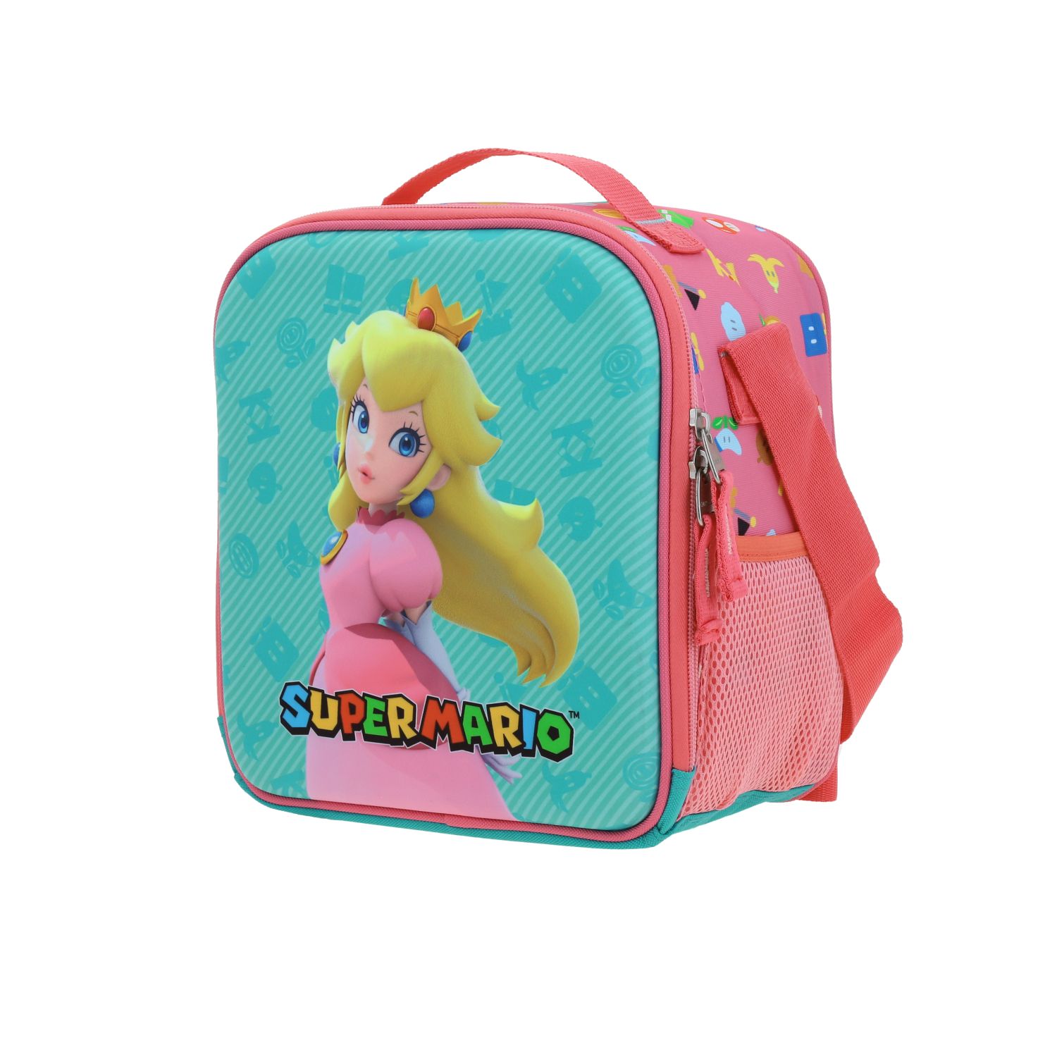 Kit Escolar Mario Bros by Chenson (Mochila + Mochila) Rosa Infantil 3