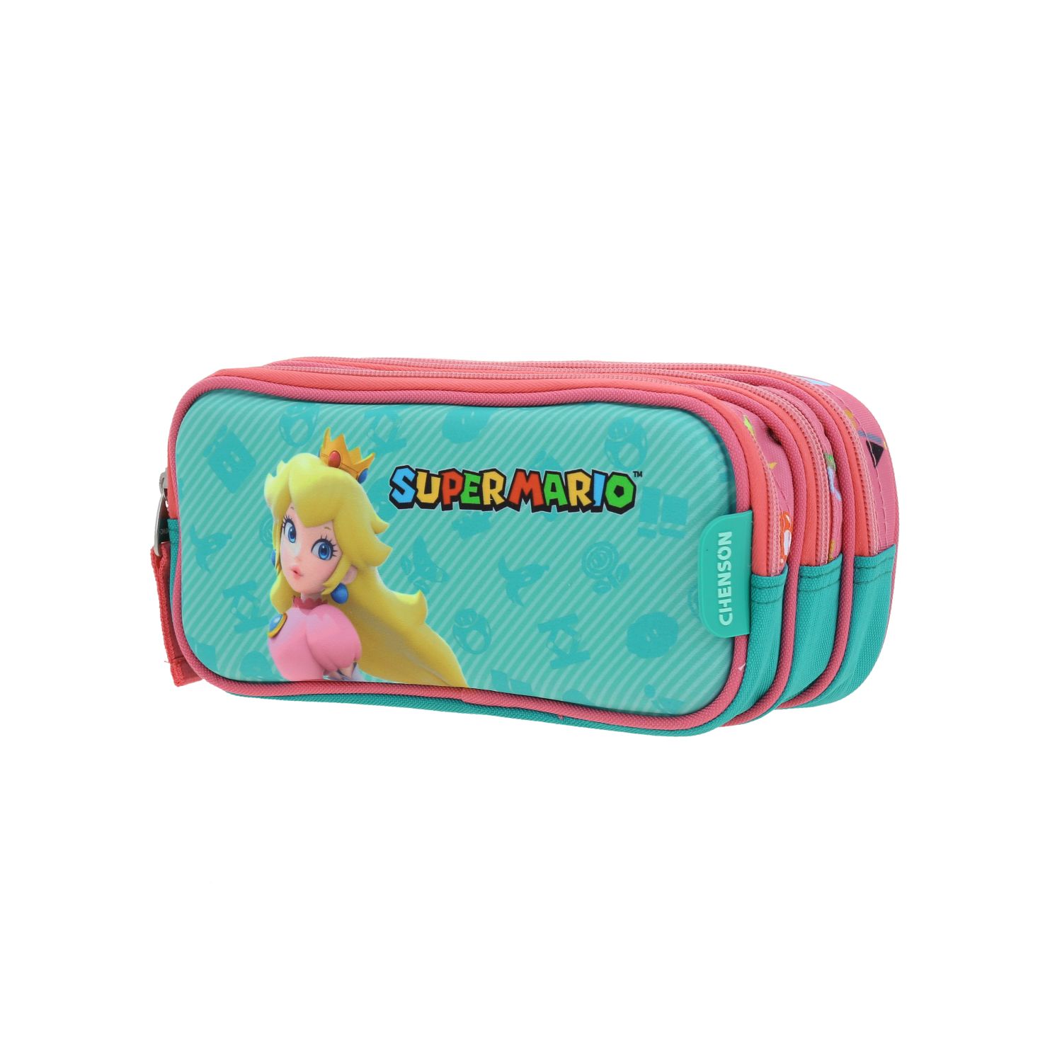 Kit Escolar Mario Bros by Chenson (Mochila + Mochila) Rosa Infantil 5