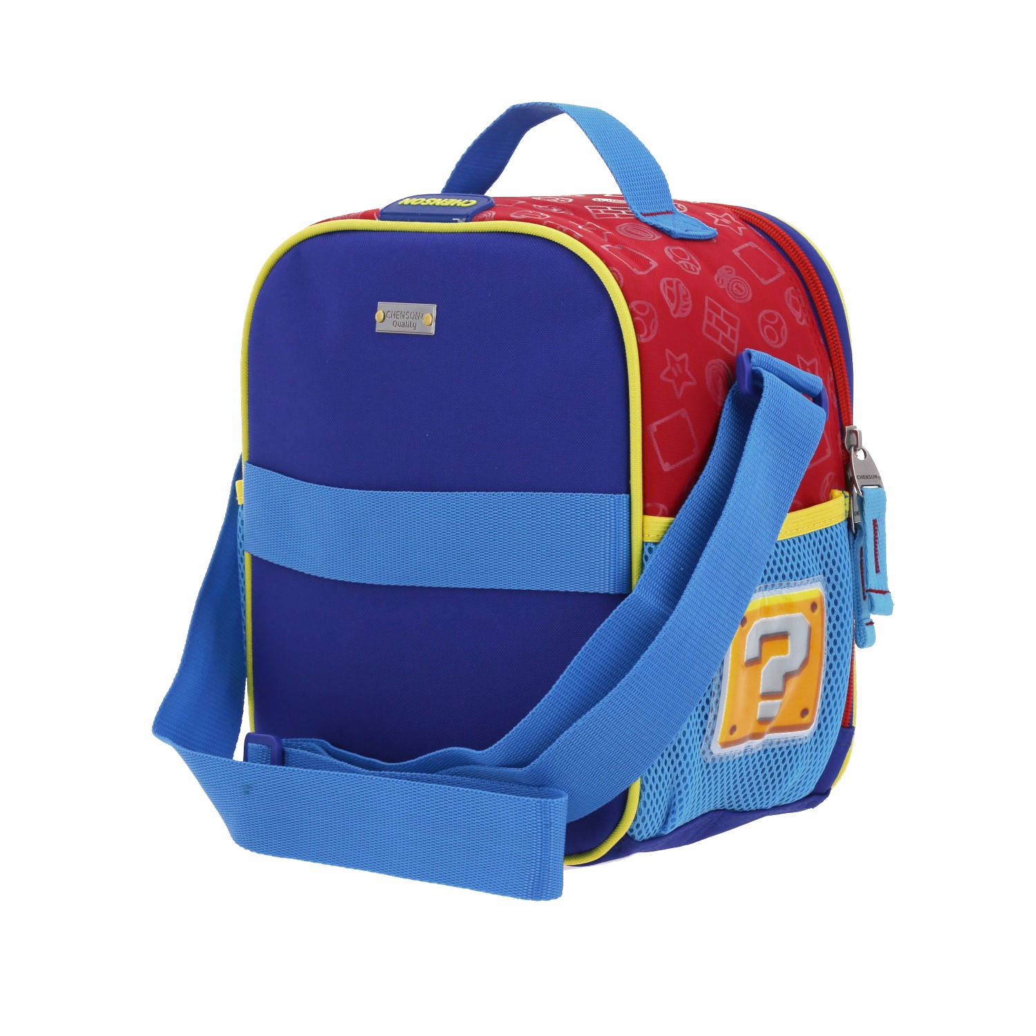 Lonchera Escolar Mario Bros by Chenson Rojo Térmica Divertida para Niños 5