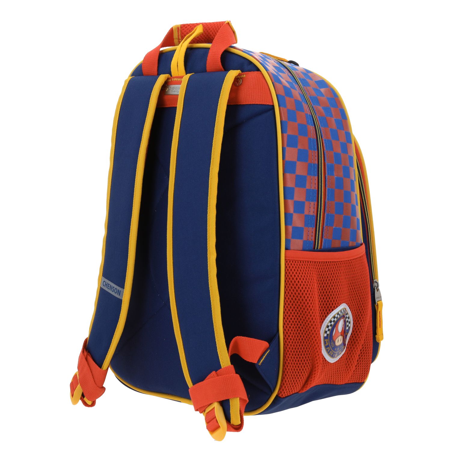 Mochila escolar para niño Mario Bros by Chenson color azul divertida 5