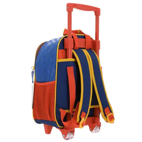 Mochila con Ruedas Mario Bros Azul para Niño - Modelo MB66415 3