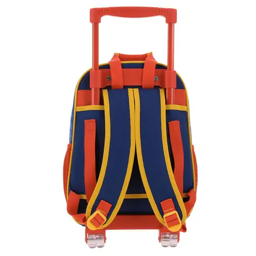 Mochila con Ruedas Mario Bros Azul para Niño - Modelo MB66415 4