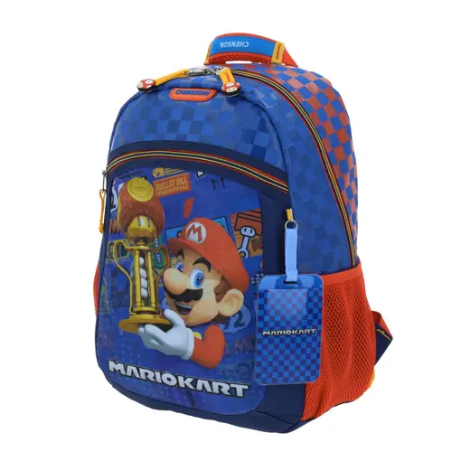 Kit Escolar Mario Bros by Chenson (Mochila + Lonchera) Azul Infantil - Modelo MB66416 2